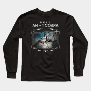 AH-1 Cobra Helicopter Crew Gift Long Sleeve T-Shirt